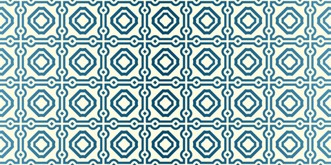 Vector Seamless Traditional Geometric Patterns In Pastel Colors. Endless Texture Can Be Used For Paper Or Scrapbooking. Blue oatmilk color