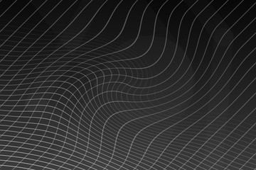 Naklejka premium abstract, fractal, wave, pattern, technology, backdrop, design, space, blue, texture, black, dark, line, wallpaper, template, illustration, light, change, idea, geometry, motion, algorithm, grid