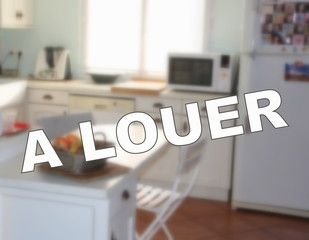 a louer , concept de vente immobilière