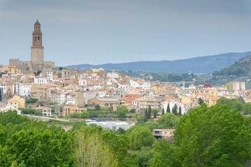 Vista del pueblo de Jérica. Castellón. Comunidad Valenciana. España