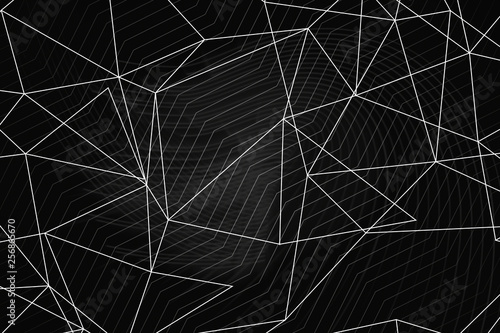 Abstract Blue Design Light Texture Black Art Wave