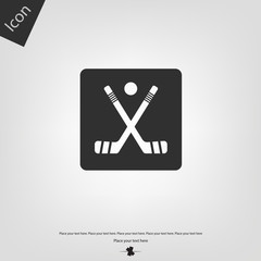 Hockey stick icon