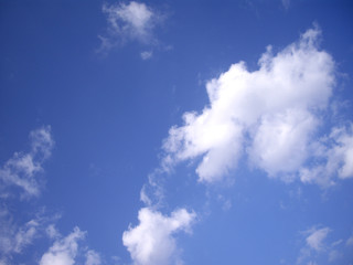 爽やかに晴れ渡った青空