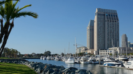 Fototapeta na wymiar View of San Diego cityscape 