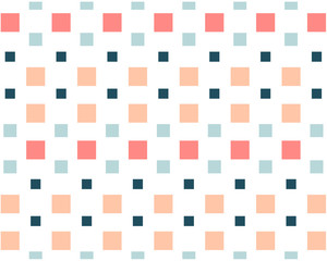 the little colored squares on a white mosaic background