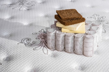 Mattress filler. Coconut coir, Nature para latex rubber, memory foam independent spring