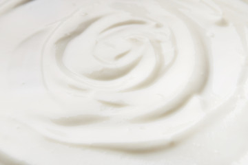 Yogurt swirl texture