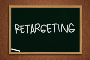 Retargeting. Business Marketing Words Typography Concept