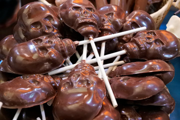 Calaveras de azúcar tradicionales