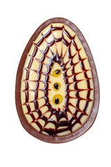 Easter egg eating with spoon