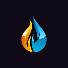 oil and gas logo vector
