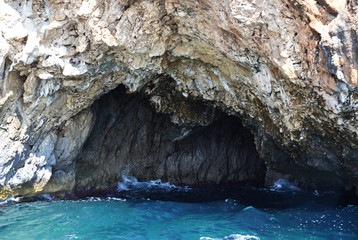 sea ​​cliffs corfu summer
