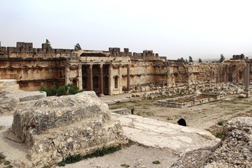 Fototapeta na wymiar Temple Baalbek Lebanon