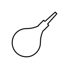 Enema icon. Medical sign