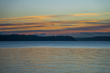 Hazy Northwest Sunset