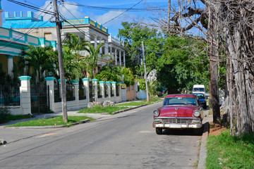 Stadtansicht, Straßenszene, Vedado, Havanna, Kuba