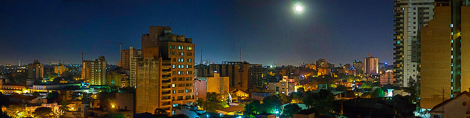 Asuncion Panorama con efecto