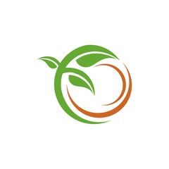 Fototapeta na wymiar Nature Leaf Logo