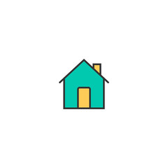 Home icon design. Essential icon vector design