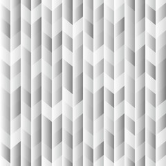 Abstract light seamless background pattern with rhomboids.Vector 3D graphic illustration in grayscale.