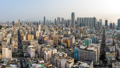 Obraz premium Centrum Hongkongu