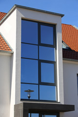 Large window facade on a modern building