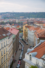 Fototapeta premium aerial view of the city