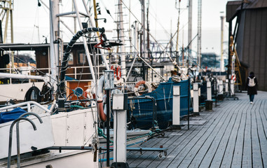 Marina in Stockholm, Sweden