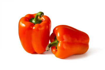 Obraz na płótnie Canvas Bell peppers orange color
