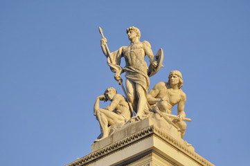 Fototapeta na wymiar Monument in Rome, Italy
