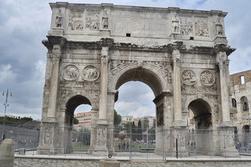 Obraz premium Arch of Constantine in Rome, Italy