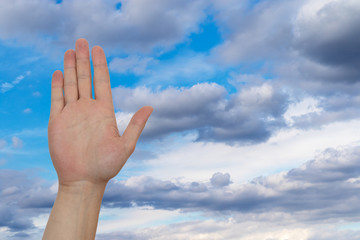 hand in the sky
