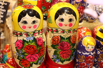 russian nesting dolls MATRYOSHKA