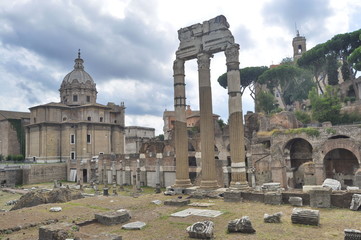 Ruins of Roman Forum, Italy