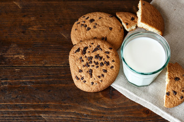 Cookies And A Glass Of Milk