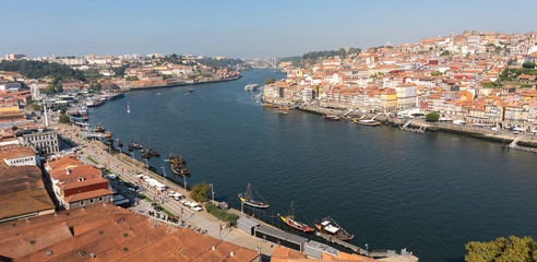 Naklejka na ściany i meble Porto Portugal view. Cityscape