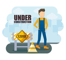 construction worker avatar character