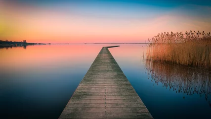 Fototapeten Pier Pier at sunset  © Arjen