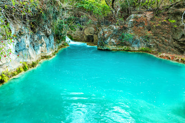Chiflon Waterfalls or Cascades, Chiapas, Mexico