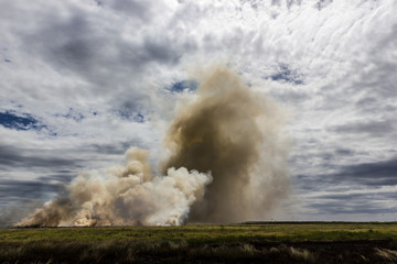 controlled Bushfire in Kakadu National Park, Northern Territory, Australia