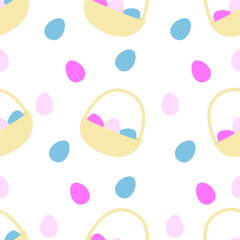 Easter seameless pattern