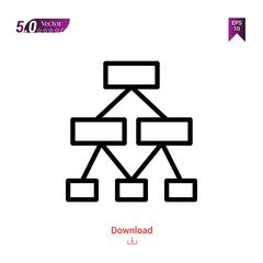 Outline diagram icon. diagram icon vector isolated on white background.marketing . Graphic design, mobile application,professions icons 2019 year, user interface. Editable stroke. EPS10 format