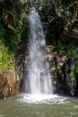 Beauty of water falls at Banjakhri in gangtok