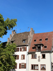Fototapeta na wymiar Strasbourg - France- old town houses