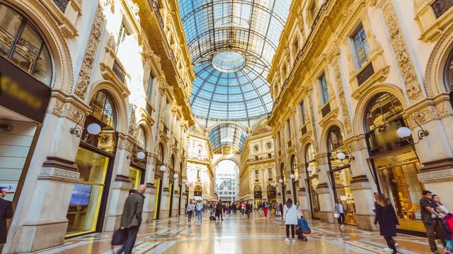 Galleria Vittorio Emanuele II timelapse