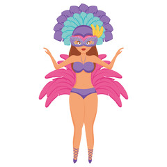beautiful brazilian garota character