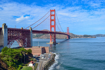 The Golden Gate Bridge Seen From Fort Point, San Francisco, California