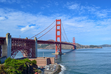 The Golden Gate Bridge Seen From Fort Point, San Francisco, California