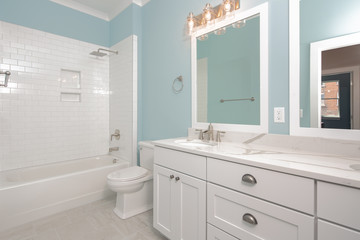 Modern White Bathroom 