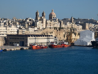 Fototapeta na wymiar La Valletta isola di Malta